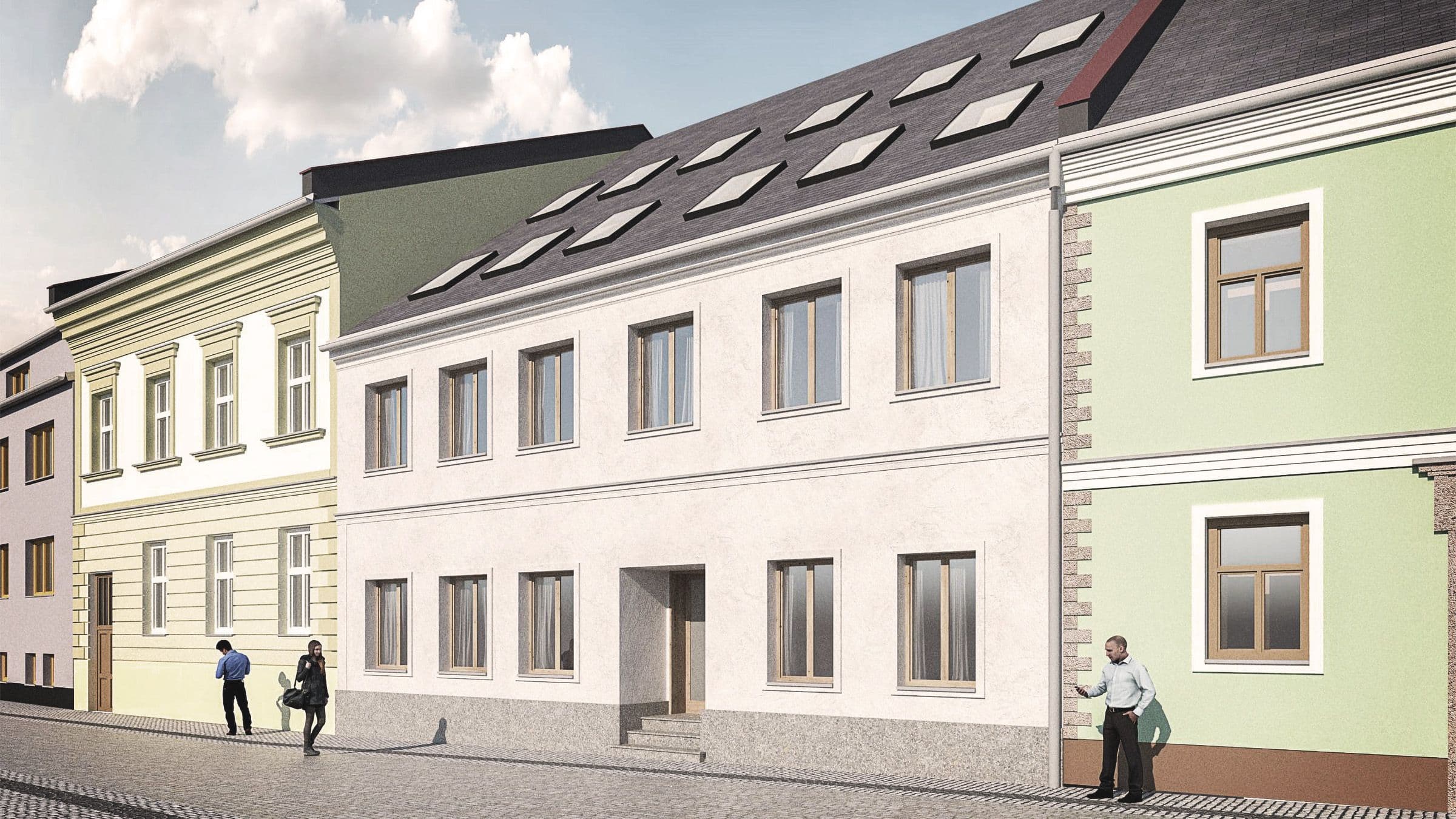 BD Králíky - pohled z ulice