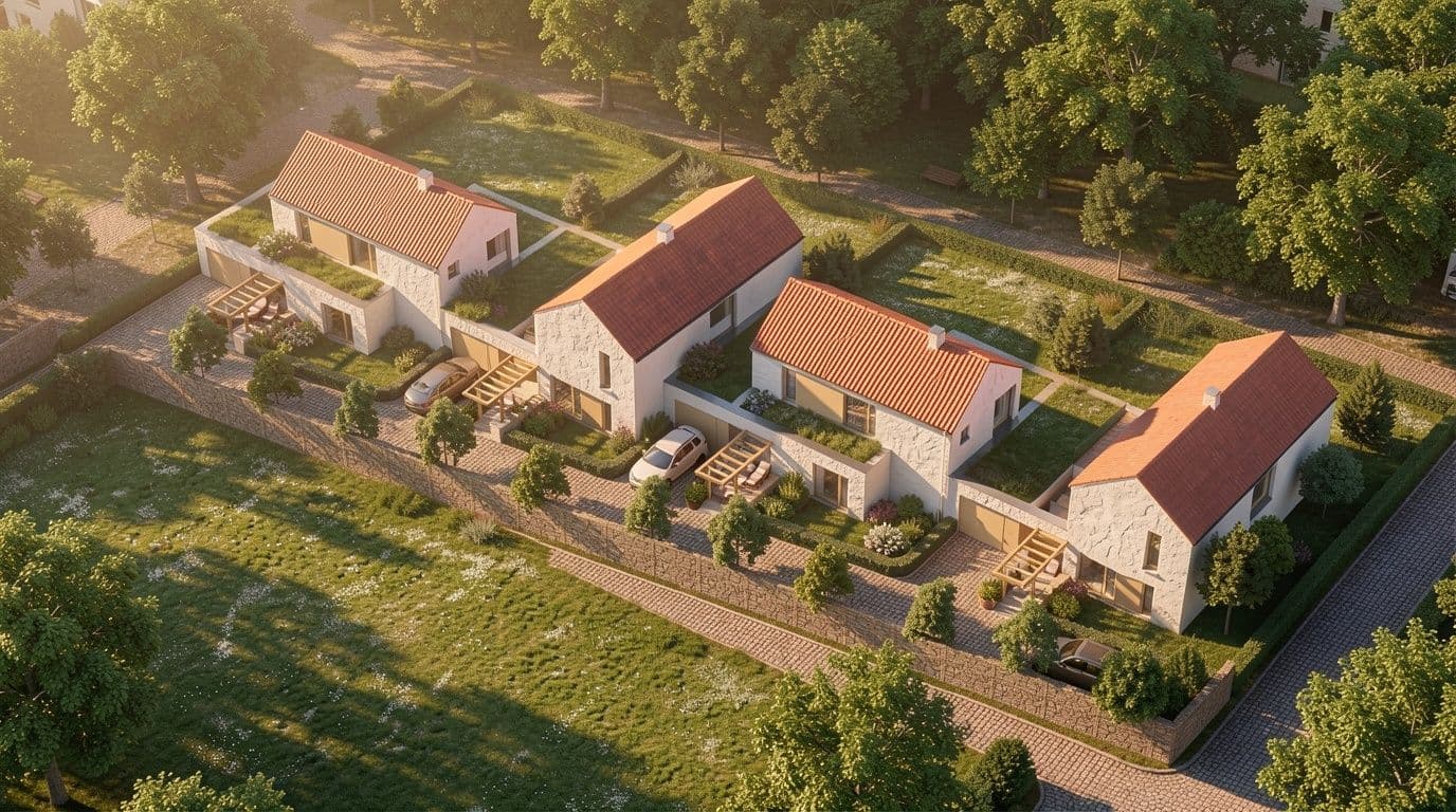 RD Ovčáry - pohled ze zahrady