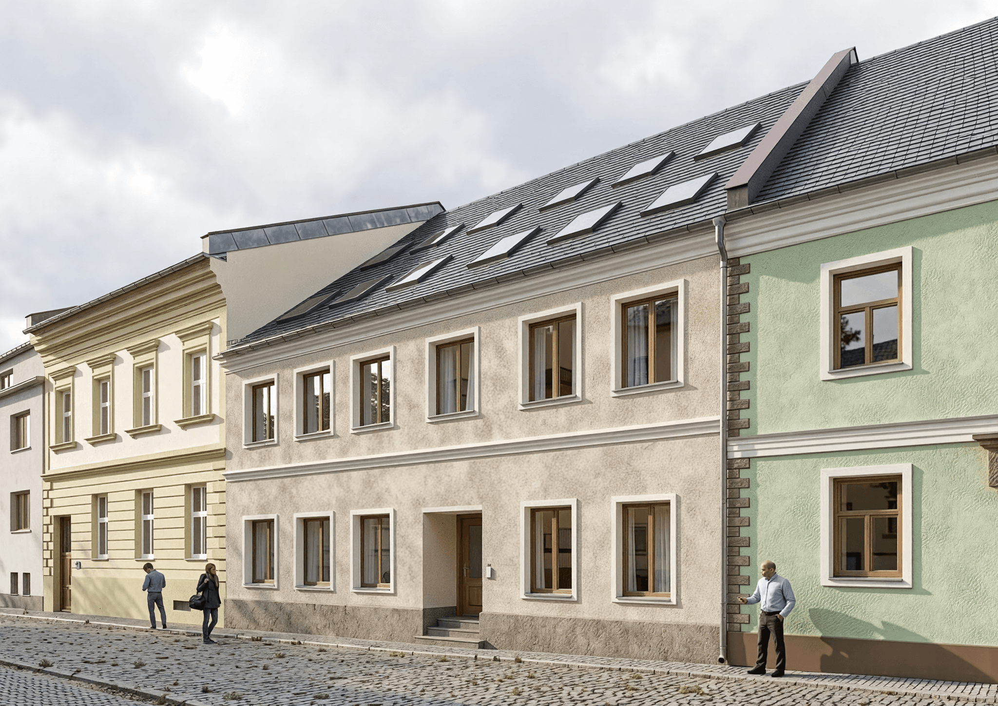 BD Králíky - pohled z ulice