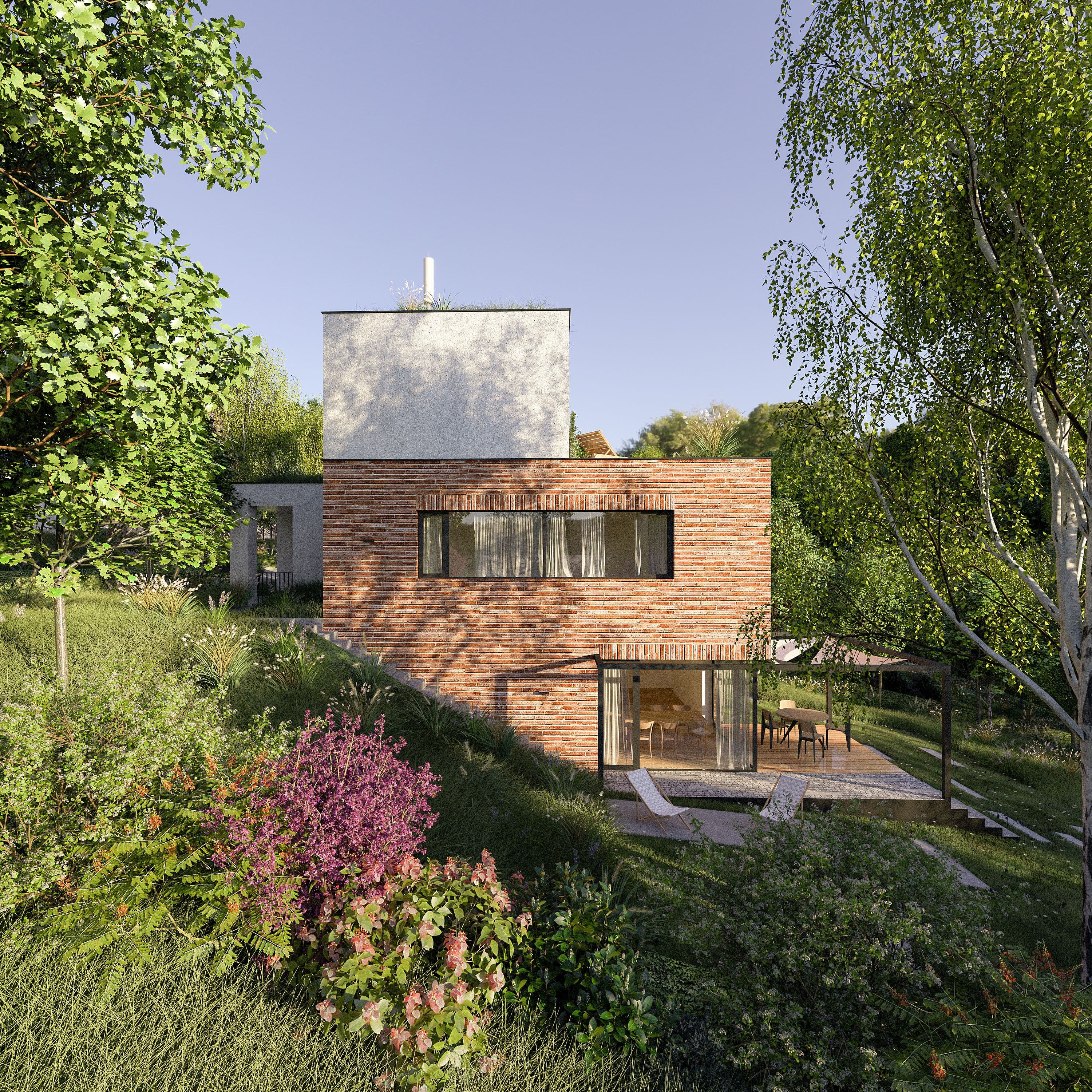 Rezidence Fabiánka - pohled ze zahrady