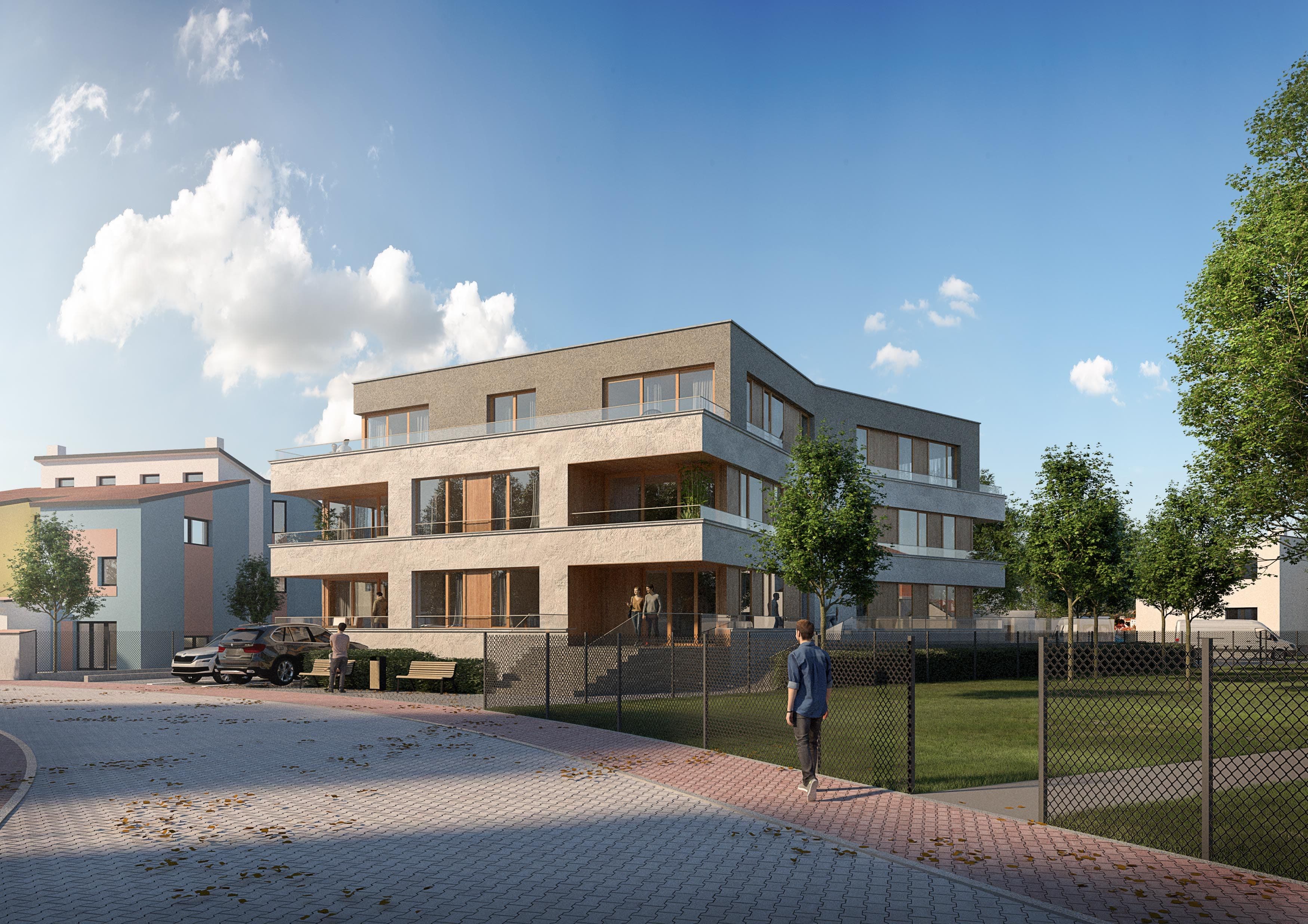 BD Měcholupy - pohled ze zahrady