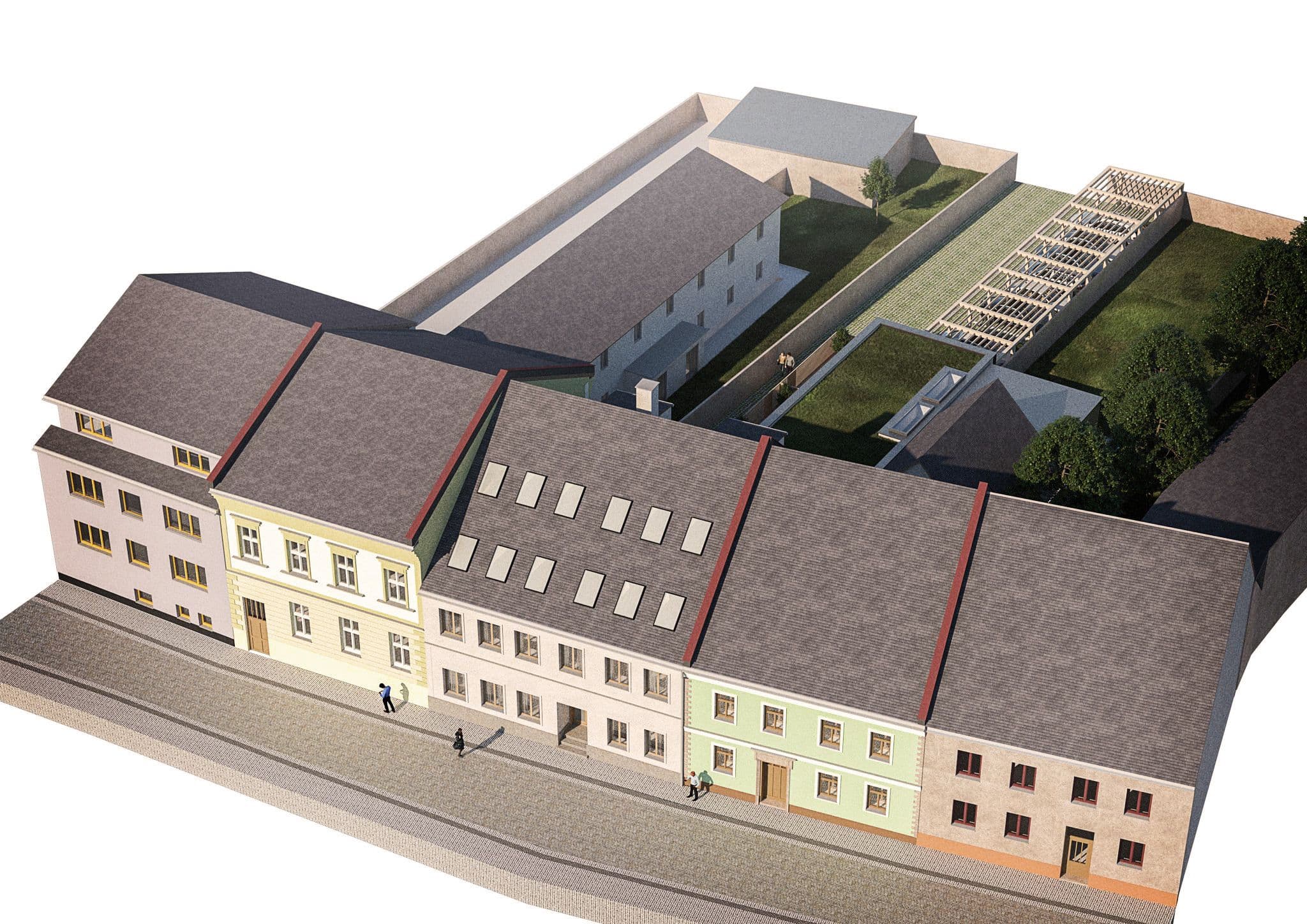 BD Králíky - pohled shora